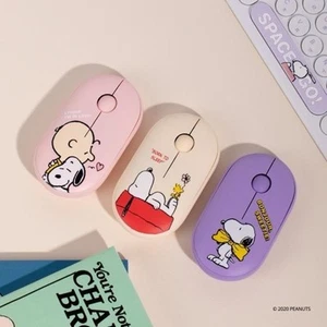 PEANUTS Snoopy Bluetooth Mouse 2.4Ghz Wirless Silent Mouse IPAD NoteBook - Afbeelding 1 van 19