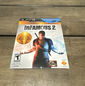 inFamous 2 Collection (Sony PlayStation 3, 2011) PS3 Cardboard Sleeve NEW SEALED - Picture 1 of 6