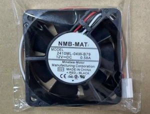 1 szt. do NMB 2410ml-04w-b79 6025 6cm 12v trzyprzewodowy wentylator z podwójną kulką - Zdjęcie 1 z 4