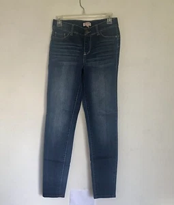 Juicy Couture Damen Designer Skinny Jeans Größe 4 Blau Dark Wash Denim 28x29 - Bild 1 von 7