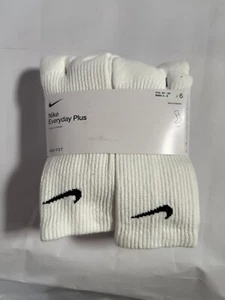 Nike everyday plus cotton cushioned socks YOUTH 3Y-5Y socks 6 pairs SX6897-100 - Picture 1 of 3