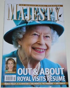 Majesty Magazine Vol 42 No 8 August 2021 Out & About Royal Visits Resume - Bild 1 von 13