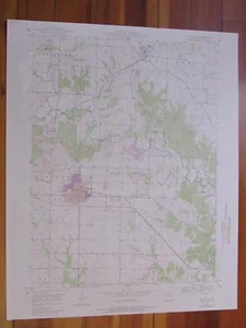 Kahoka Missouri 1977 Original Vintage USGS Topo Map - Picture 1 of 1