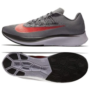 Nike Zoom Fly Gunsmoke/Bright Crimson 880848-004 Men's Road Racing Shoes Sz 15 - Picture 1 of 7