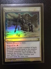 FOIL RESTORE BALANCE TIME SPIRAL MTG MAGIC THE GATHERING