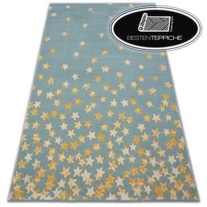 Modern Kinder Teppich PASTEL Sterne Weich und dicht Gewebtem Balta Flachflor - Picture 1 of 6