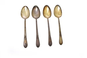 1847 Rogers Bros Silverplate Flatware Adoration Tablespoon Serving 8.5"-Qty 4  - Picture 1 of 3
