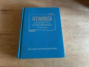 Stong's Exhaustive Concordance Bible Greek Hebrew Dictionary HC Riverside Vtg - Picture 1 of 24