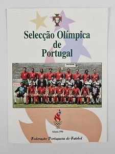 1996 Atlanta Olympics Portugal Soccer Team Program Booklet Photos - Foto 1 di 7