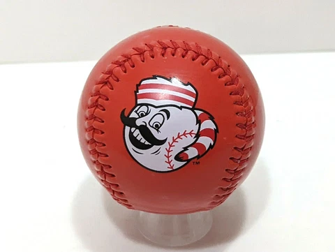 Cincinnati Greeneville Reds Team Store Mascot Logo Red Souvenir Baseball MILB Cover