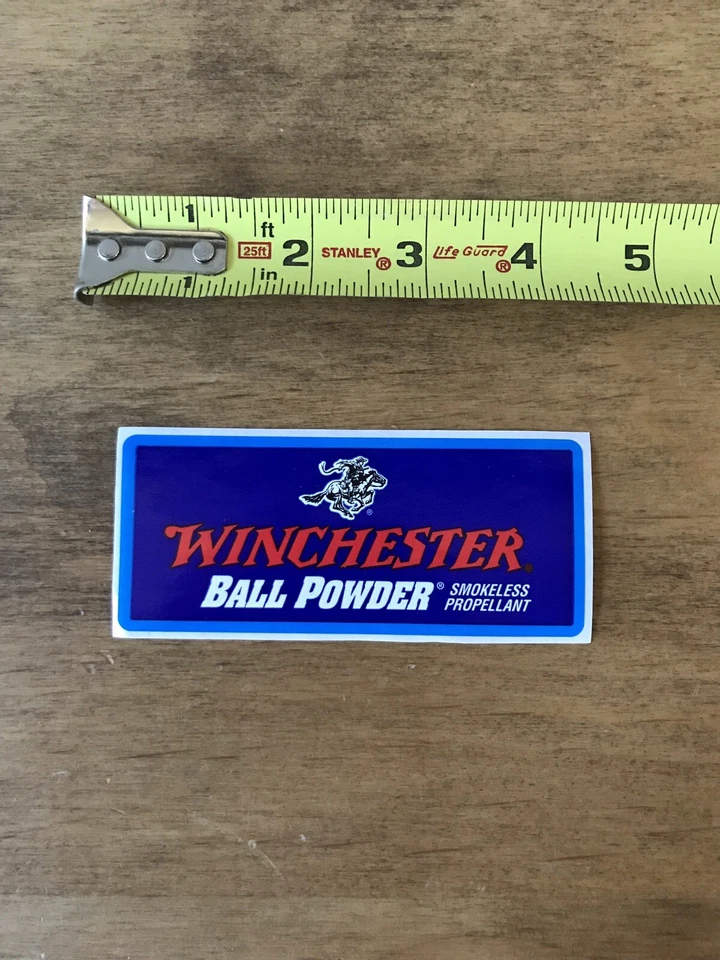 Winchester Ball Powder Sticker/Decal Gun Hunting Ammo Shot Show 2022 Authentic - Image 1 of 1