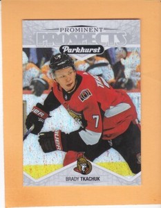 BRADY TKACHUK 2018-19 PARKHURST PROMINENT PROSPECTS #PP-17 OTTAWA SENATORS  A1