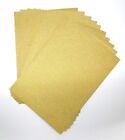 A4 Gold Glitter Card Paper Non Shed Sparkle Craft Sheets Sparkle...