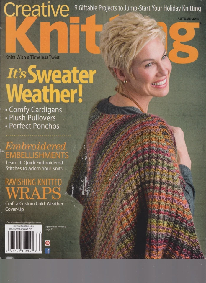 CREATIVE KNITTING MAGAZINE AUTUMN 2018. - Image 1 of 1
