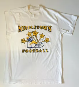 Vintage Middletown Football T-shirt Men size M NCAA Champions Single stitch 80s - Picture 1 of 10