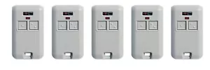 109920 Comp Gate/Garage 2-Button Remote Multicode 300MHz 10 Switch 5-PACK - Picture 1 of 1