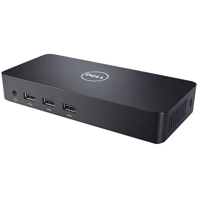 Estación de acoplamiento Dell D3100 USB 3.0, 2 x USB 2.0, red (RJ-45), 2 x puertos HDMI - Imagen 1 de 4