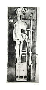 Robert Clatworthy  R.A. [1928-2015] - etching 1952 - Picture 1 of 2