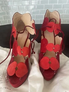 Charlotte Olympia Hearts Platform Pumps, 37 - Picture 1 of 8