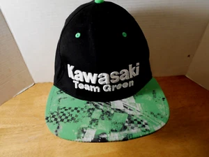 Kawasaki Team Green Cap Hat supercross hat 8" diam Adult - Picture 1 of 9