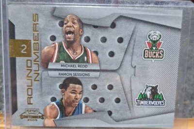 2009-10 Playoff Contenders Ronda Números Oro #1 Michael Redd/Ramon Sessions  Foto 1 de 2