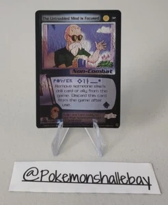 The Untroubled Mind is Focused 32 - Saiyan Saga *EXC* LIMITED FOIL DBZ Card - Picture 1 of 4