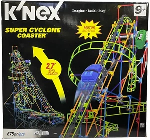 K'Nex Super Cyclone Coaster 675 Pieces NEW SEALED 2011 Knex Rollercoaster - Picture 1 of 6
