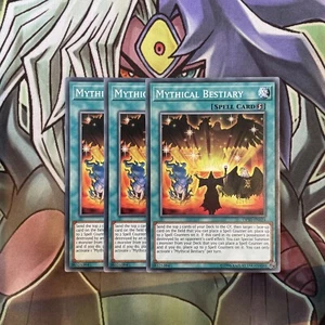 OP10-EN024 Mythical Bestiary Common x3 Excellent Condition Yugioh - Picture 1 of 2