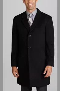 Jos. A. Bank Topcoat traditionelle Passform - 38R.  Farbe: schwarz - Bild 1 von 2