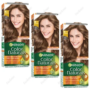 Garnier Color Naturals 6 Light Brown Color hair 3 Box - Picture 1 of 3