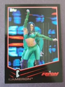 TOPPS WWE CARD 2013 CLASSIC CAMERON BLACK PARALLEL CARD #7 - Photo 1 sur 2