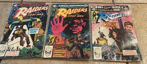 Raiders Of The Lost Ark #1-3 Marvel Comics - Sept, Oct, Nov 1981- minor flaws  - Picture 1 of 2