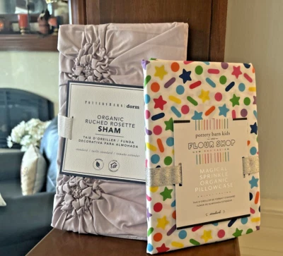 Juego de funda de almohada Pottery Barn de vacaciones simulada princesa Disney regalo de Navidad] Foto 1 de 4