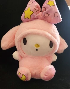 Plüsch Pyjama Hase 10 Zoll rosa Stofftier Markenlos neu ohne Etikett  - Bild 1 von 7