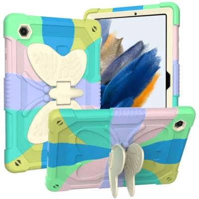 Kids Butterfly Stand Case Cute Cover Strap For Samsung Galaxy Tab A8 10.5" X200 - Image 1 of 4
