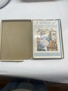 A World of Good Eating Recipes Phillips Publishers 1951, Spiral spiral pb w/Box - Imagen 1 de 24
