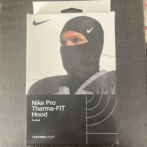 NUEVO Nike Fútbol Pasamontañas Nike Pro Therma-FIT Hyperwarm Capucha Pasamontañas Negro - Imagen 1 de 2