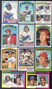 (11) 1970’s Topps Baseball Card Lot *Aaron, Gibson, Bench, Dawson RC, etc - Picture 1 of 5