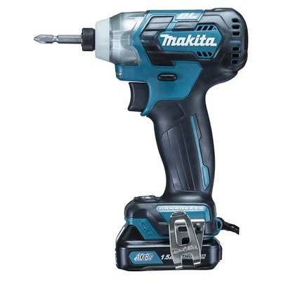 Makita small impact driver TD111 (10.8V) blue torque 135Nm 1.5Ah 2 batteries - Image 1 of 4