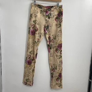 Paul & Joe Floral 100% Cotton Straight Pants Size Women’s Small Boho Hippie 331 - Picture 1 of 7