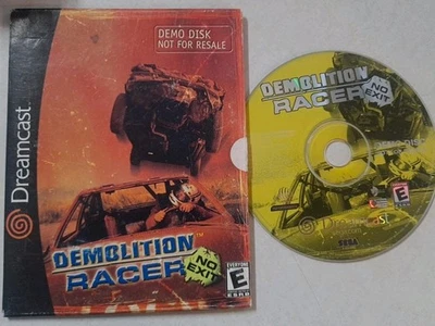 RARE! Demolition Racer: No Exit (Sega Dreamcast) Demo Disk - May Need Buffed  - Image 1 of 2