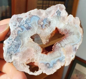Agate polie, Le Sautou mine, Castanet, Montauban, Tarn-et-Garonne (82), France - Picture 1 of 4