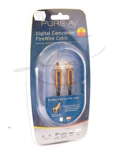 Pure AV by Belkin - AV22002-12 - Digital Camcorder FireWire Kabel Neu - Bild 1 von 5