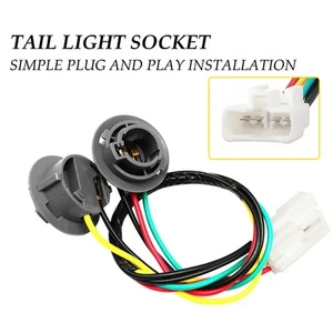 NEW For Kia 09-13 Forte Taillight Tail Light Lamp Rear Socket & Wire 92440-1M200 - Foto 1 di 7