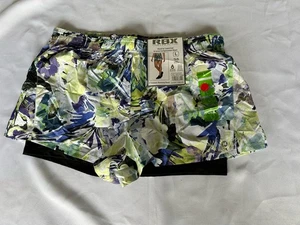 RBX Laufshorts mit Seitenschlitz innen Fahrrad Short mehrfarbig Large - Bild 1 von 5