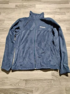 Columbia Navy Granite Mountain Outdoor Fleece Full Zip Jacke Herren Größe Small  - Bild 1 von 14