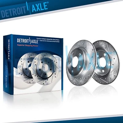 Rear Brake Drilled Rotors Kit for Ford Explorer Sport Trac Mercury Mountaineer - Image 1 of 4