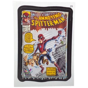 Wacky Packages Card Sticker Annoying Spitterman Spiderman Series 3 2006 Topps - Picture 1 of 2