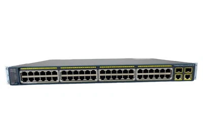 CISCO CATALYST 2960 SWITCH 48 10/100 POE 48-Ports WS-C2960-48PST-S - Image 1 of 4