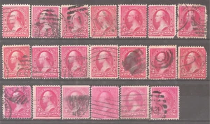US Sc (A88) Used 2c Carmine ,Pink, other reds Cat Val $?? gtc20 - Picture 1 of 1